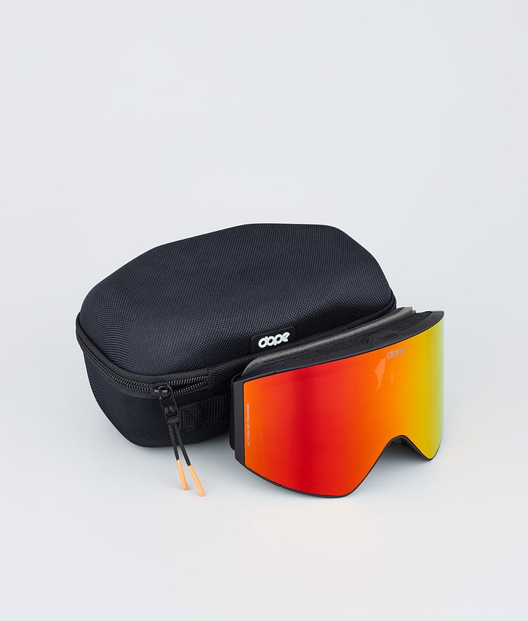 Dope Sight Masque de ski Black/Red Mirror, Image 4 of 6
