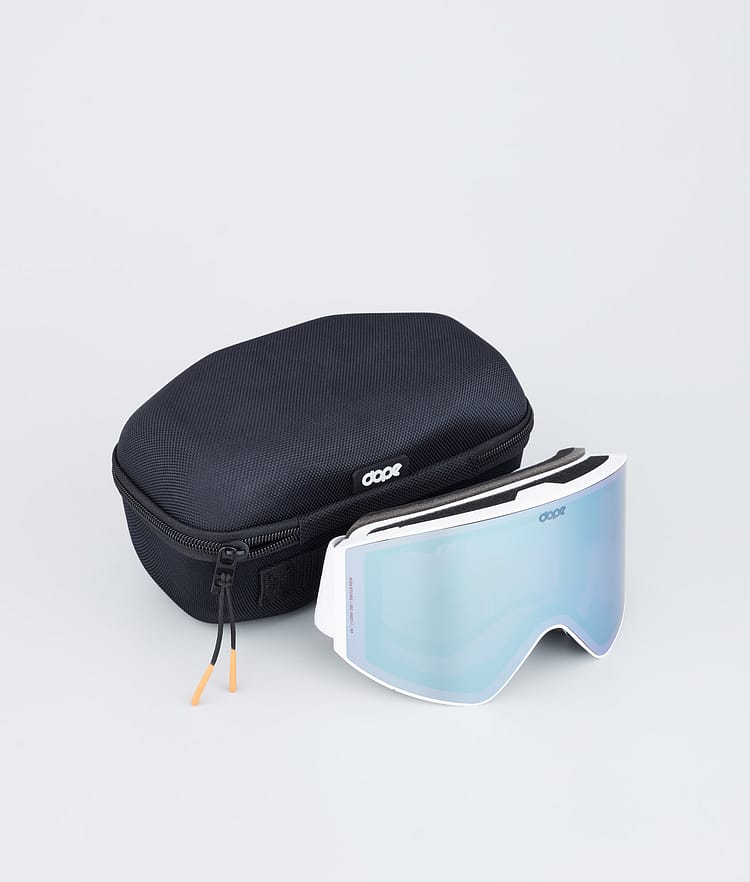 Dope Sight Skibril White/Blue Mirror, Image 4 of 6