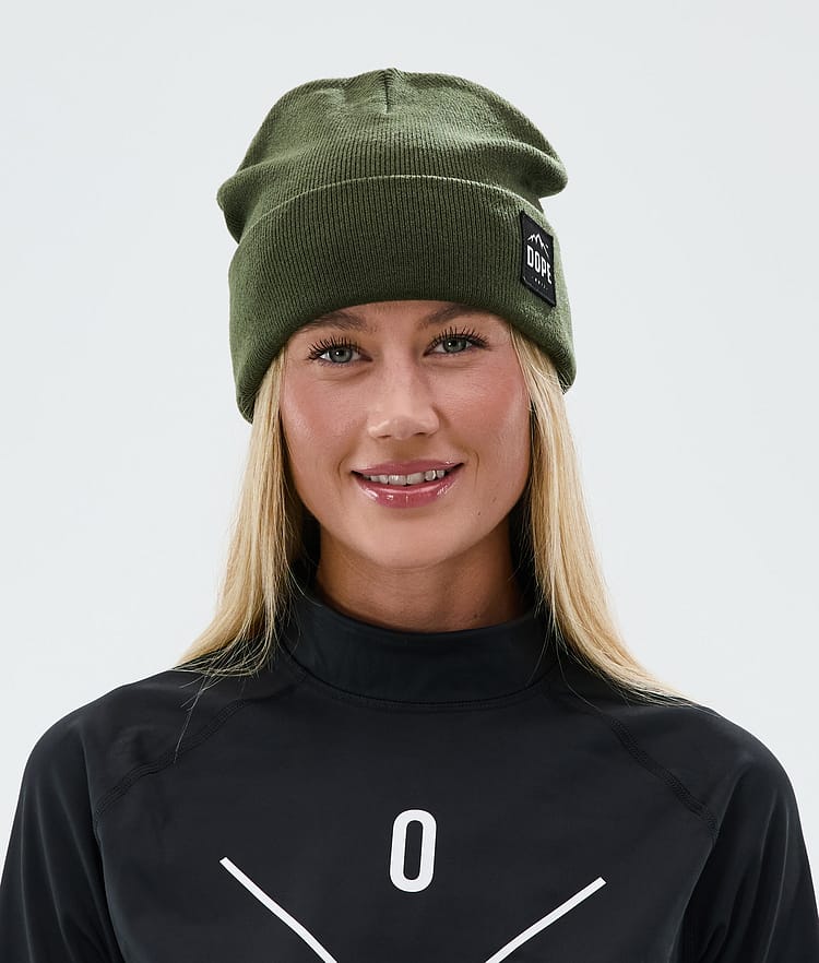 Dope Paradise Beanie Olive Green, Image 3 of 3