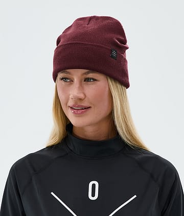 Dope Solitude Beanie Burgundy