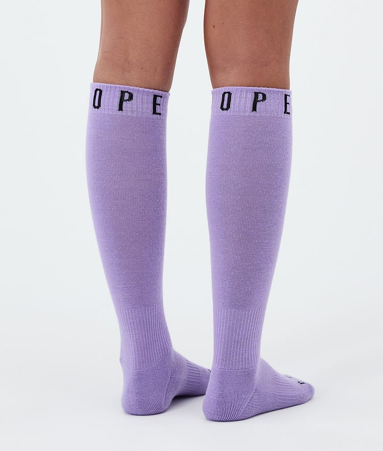 Dope Essential Ski Socks Faded Violet, Image 3 of 3