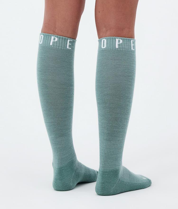 Dope Essential Ski Socks Faded Green, Image 3 of 3