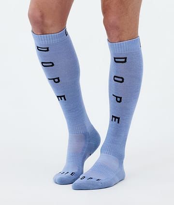 Dope Essential Ski Socks Soft Blue
