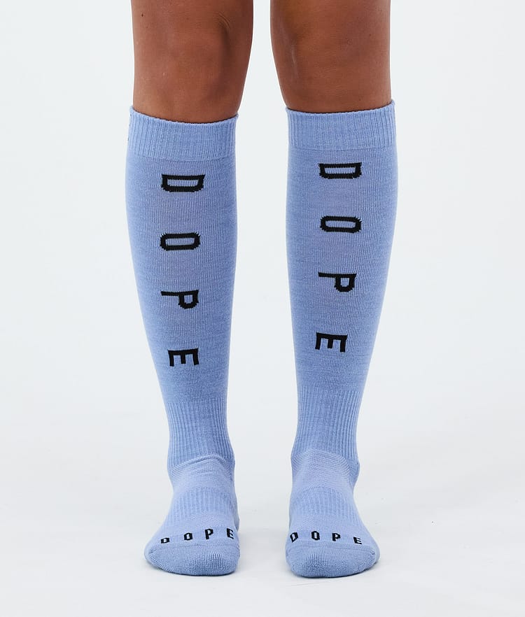 Dope Essential Ski Socks Soft Blue, Image 2 of 3