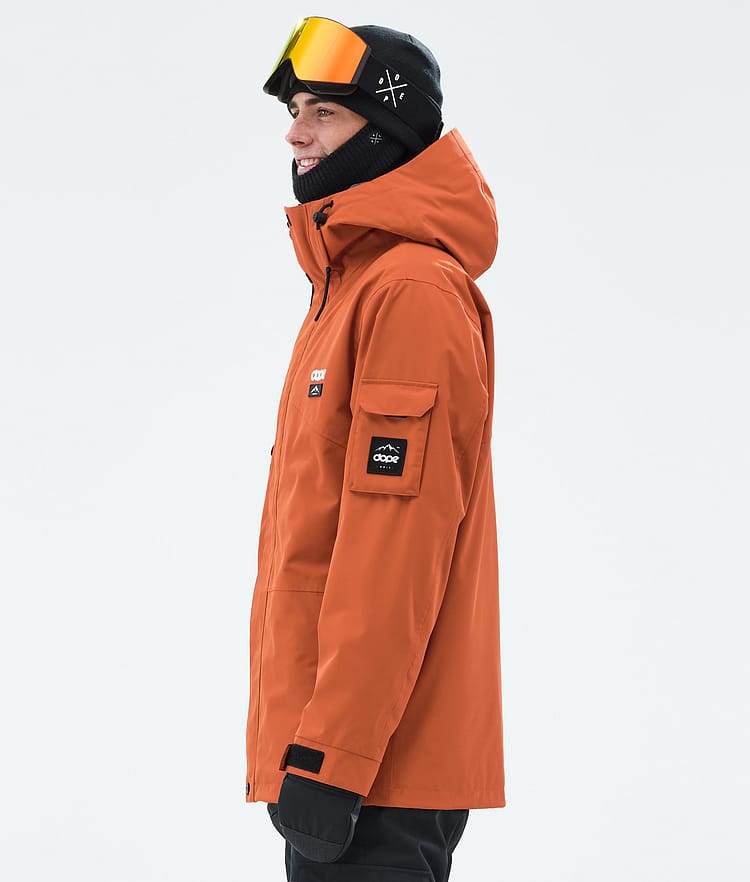 Dope Adept Snowboard Jacket Men Burned Orange, Image 5 of 9
