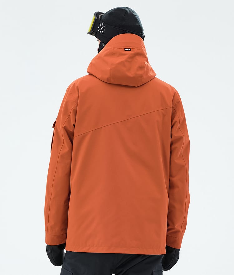 Dope Adept Snowboard Jacket Men Burned Orange, Image 6 of 9