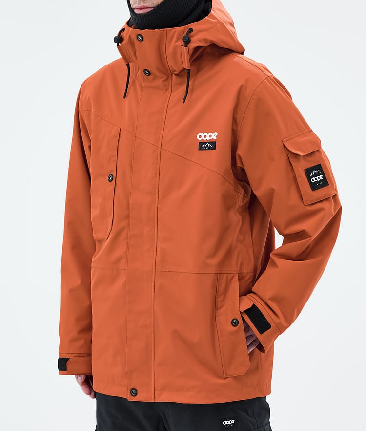 Dope Adept Snowboard Jacket Men Burned Orange, Image 7 of 9