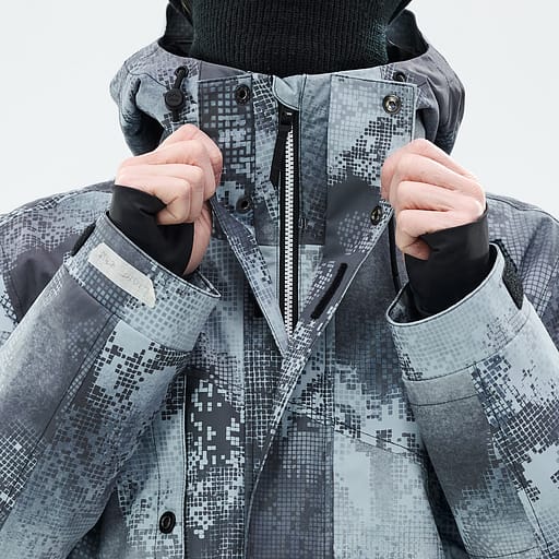 Front Zipper with Double Plackets