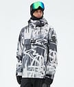 Dope Blizzard Ski Jacket Men Scribble Black