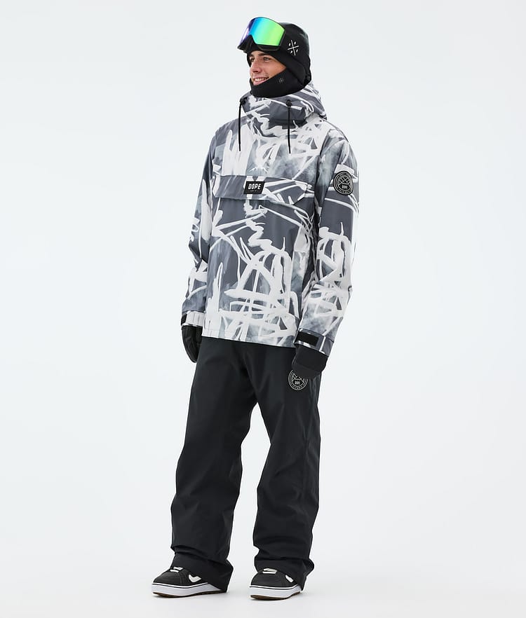 Dope Blizzard Snowboard Jacket Men Scribble Black, Image 2 of 8