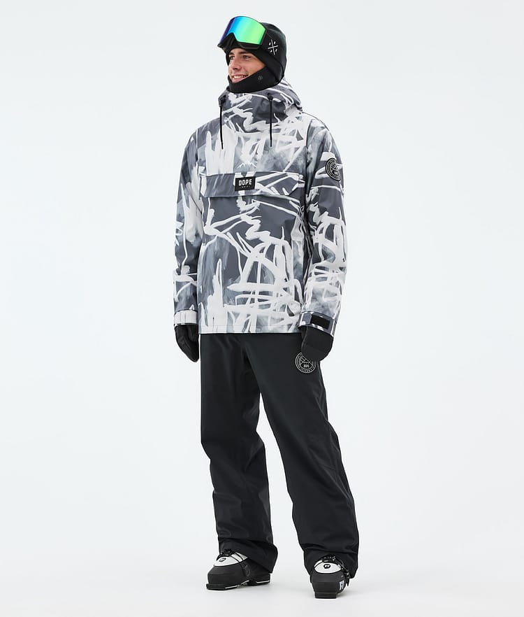 Dope Blizzard Ski Jacket Men Scribble Black, Image 2 of 8
