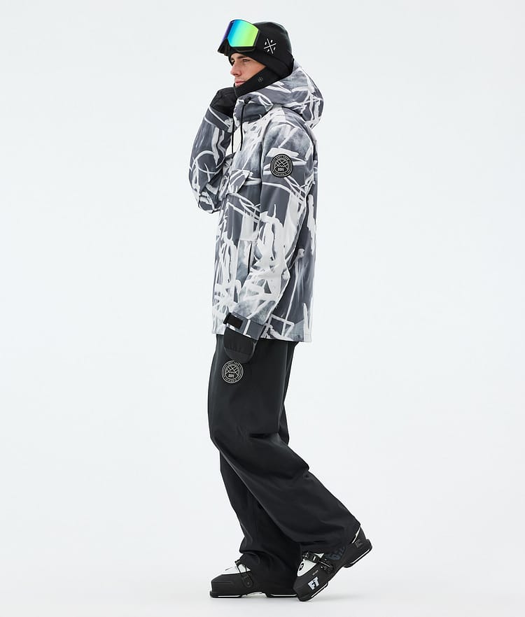 Dope Blizzard Ski Jacket Men Scribble Black, Image 3 of 8