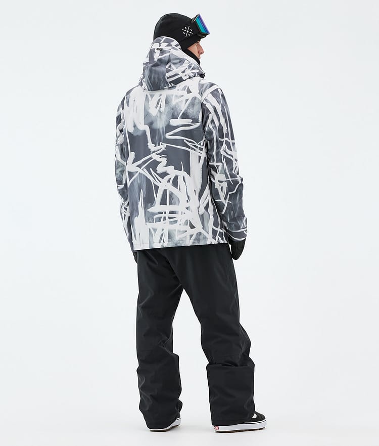 Dope Blizzard Snowboard Jacket Men Scribble Black, Image 4 of 8