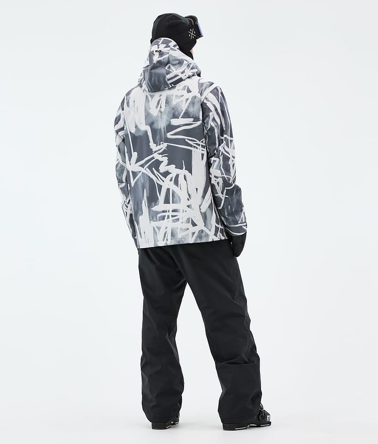 Dope Blizzard Ski Jacket Men Scribble Black, Image 4 of 8