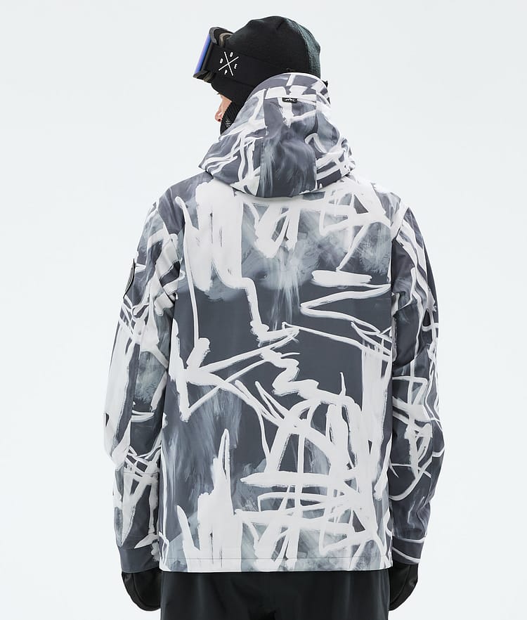 Dope Blizzard Ski Jacket Men Scribble Black, Image 6 of 8