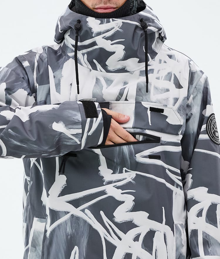 Dope Blizzard Ski Jacket Men Scribble Black, Image 8 of 8