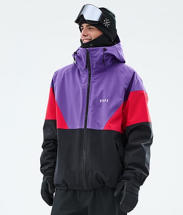 Dope Spartan Ski Jacket Vivid Purple/Red/Black