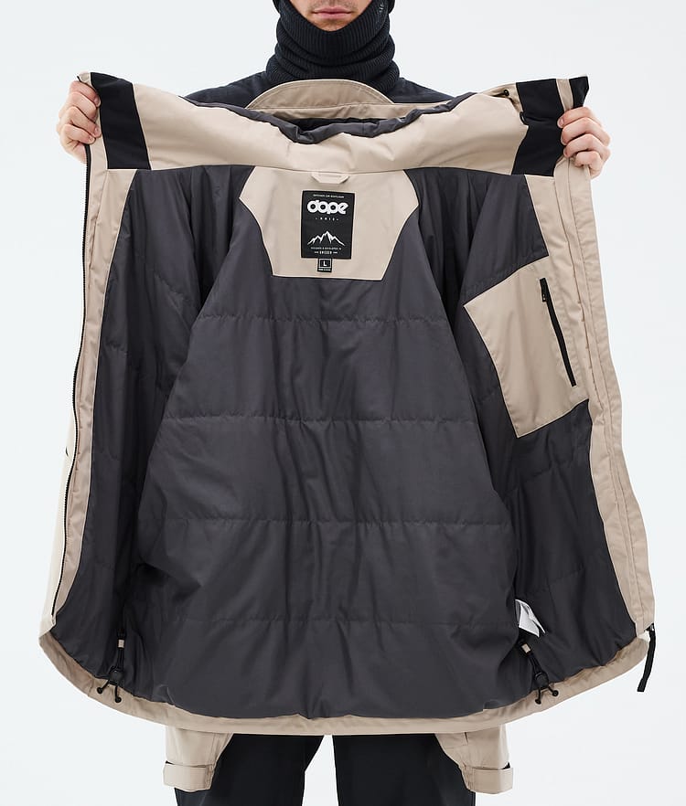 Dope Spartan Spike Giacca Snowboard Uomo Sand/Black, Image 8 of 8