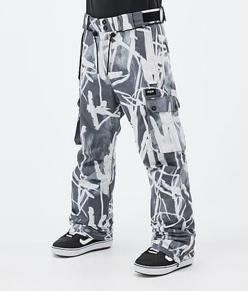 Dope Iconic Snowboard Pants Scribble Black