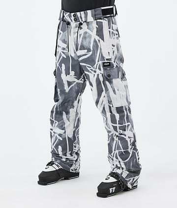 Dope Iconic Ski Pants Scribble Black