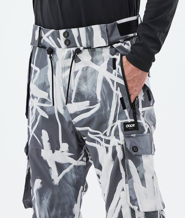 Dope Iconic Snowboard Pants Men Scribble Black, Image 5 of 7