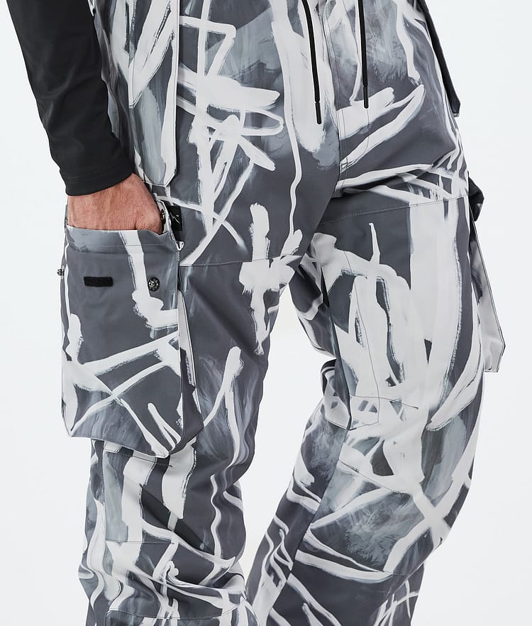 Dope Iconic Snowboard Pants Men Scribble Black, Image 6 of 7