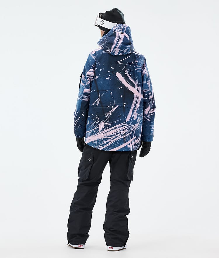 Dope Adept W Snowboard Jacket Women Carvings Pink Renewed, Image 4 of 9