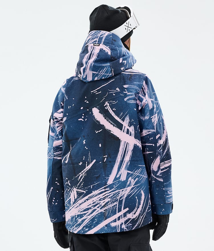 Dope Adept W Snowboard Jacket Women Carvings Pink Renewed, Image 6 of 9
