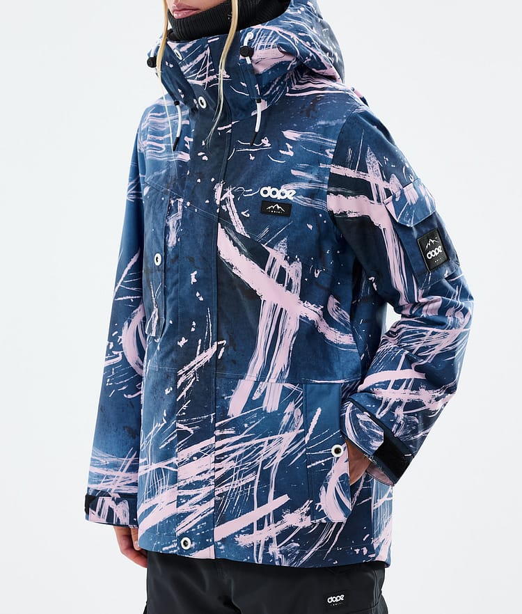 Dope Adept W Snowboard Jacket Women Carvings Pink Renewed, Image 7 of 9