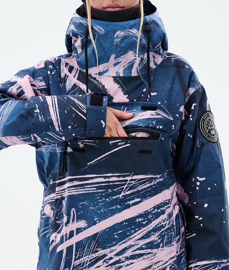 Dope Blizzard W Snowboard Jacket Women Carvings Pink, Image 8 of 8