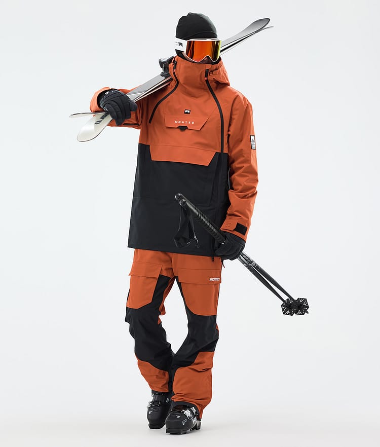Montec Doom Ski Jacket Men Burned Orange/Black, Image 4 of 12