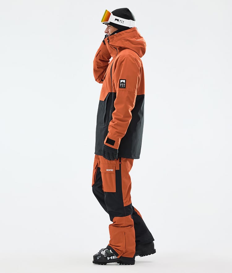 Montec Doom Ski Jacket Men Burned Orange/Black, Image 5 of 12