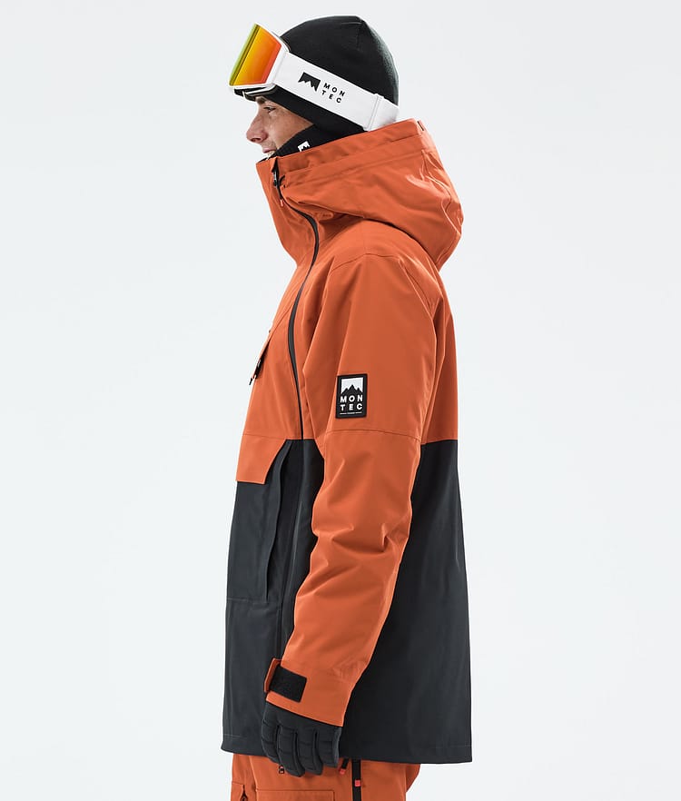 Montec Doom Ski Jacket Men Burned Orange/Black, Image 7 of 12