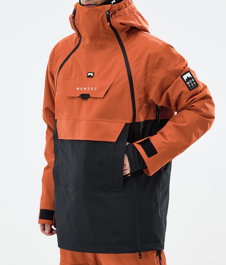Montec Doom Ski Jacket Men Burned Orange/Black, Image 9 of 12