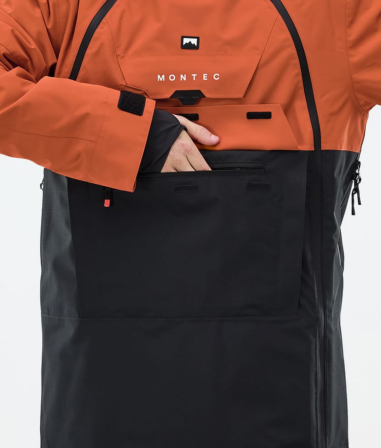 Montec Doom Ski Jacket Men Burned Orange/Black, Image 10 of 12