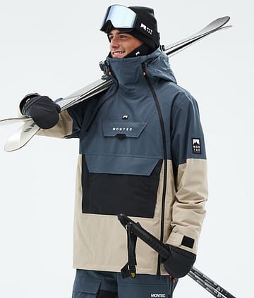 Montec Doom Ski Jacket Metal Blue/Black/Sand