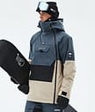 Montec Doom Snowboard Jacket Men Metal Blue/Black/Sand