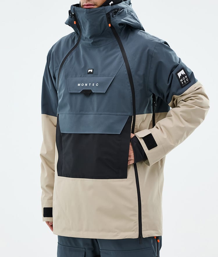 Doom Skijacke Herren Metal Blue/Black/Sand, Image 8 of 11
