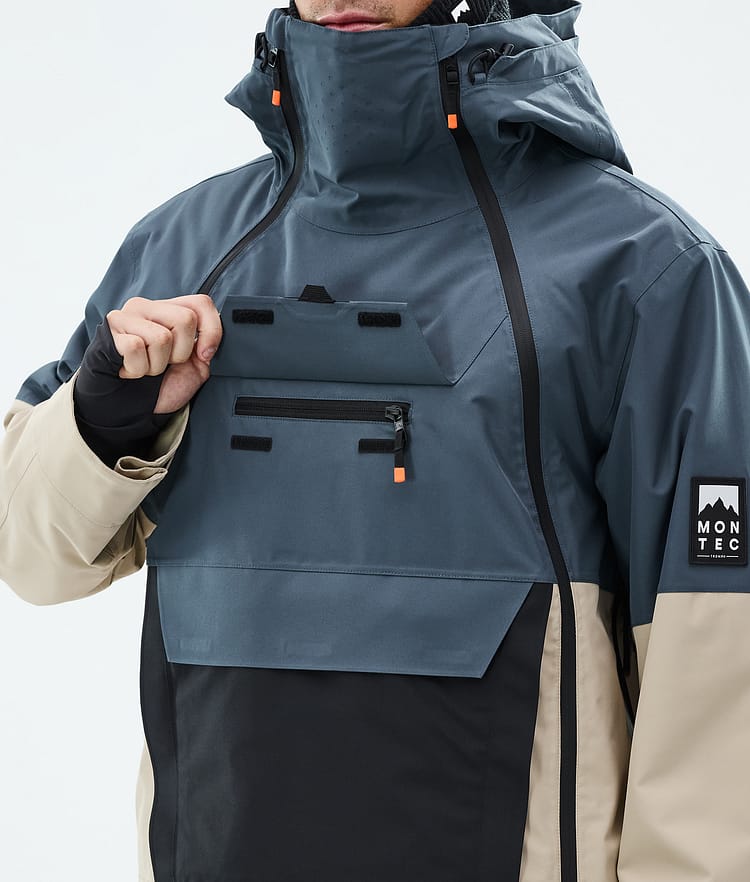 Doom Skijacke Herren Metal Blue/Black/Sand, Image 10 of 11