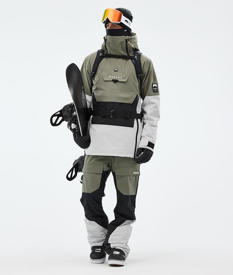 Montec Doom Snowboard Jacket Men Greenish/Black/Light Grey, Image 2 of 10