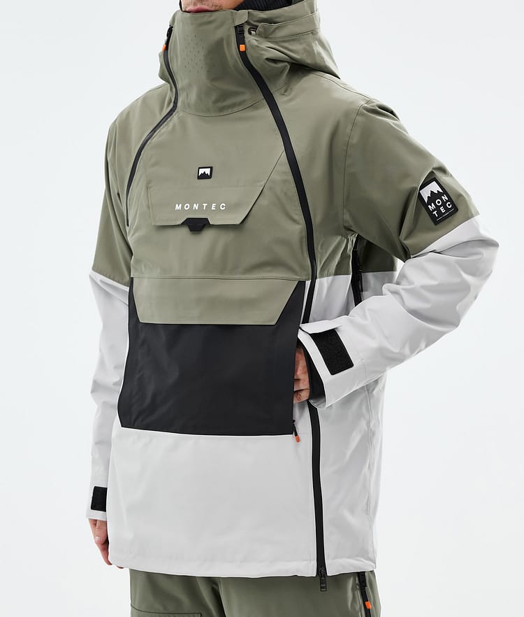 Montec Doom Snowboard Jacket Men Greenish/Black/Light Grey, Image 7 of 10