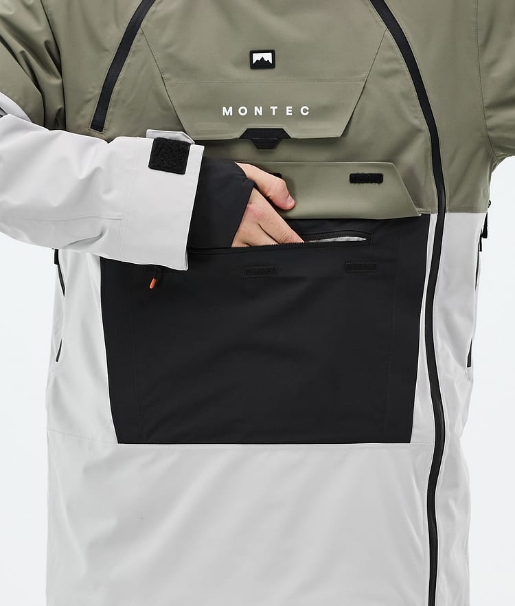 Montec Doom Snowboard Jacket Men Greenish/Black/Light Grey, Image 8 of 10
