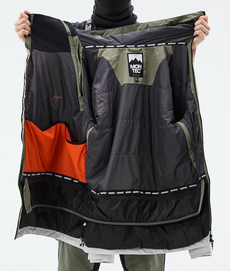 Montec Doom Snowboard Jacket Men Greenish/Black/Light Grey, Image 10 of 10