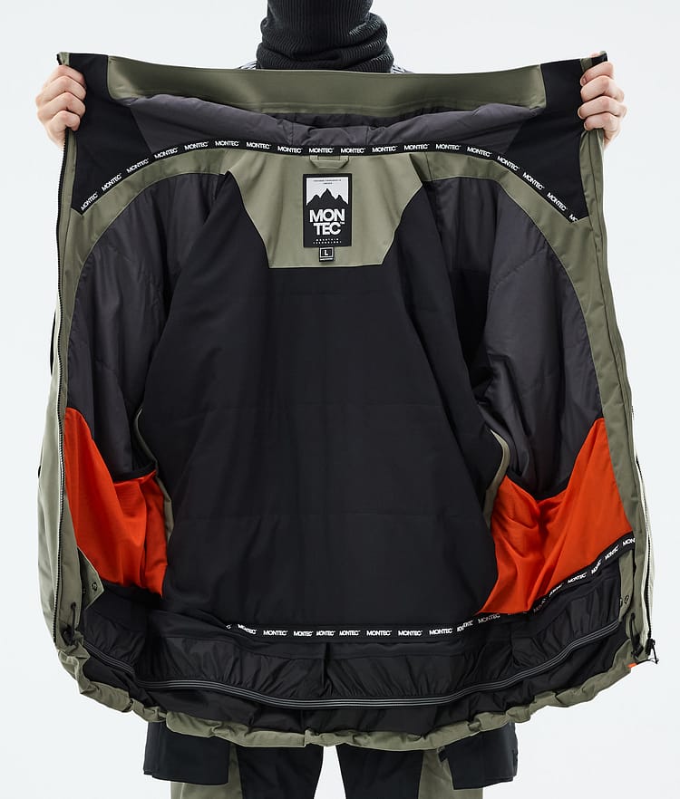 Montec Morpheus Snowboard Jacket Men Greenish/Black, Image 10 of 10