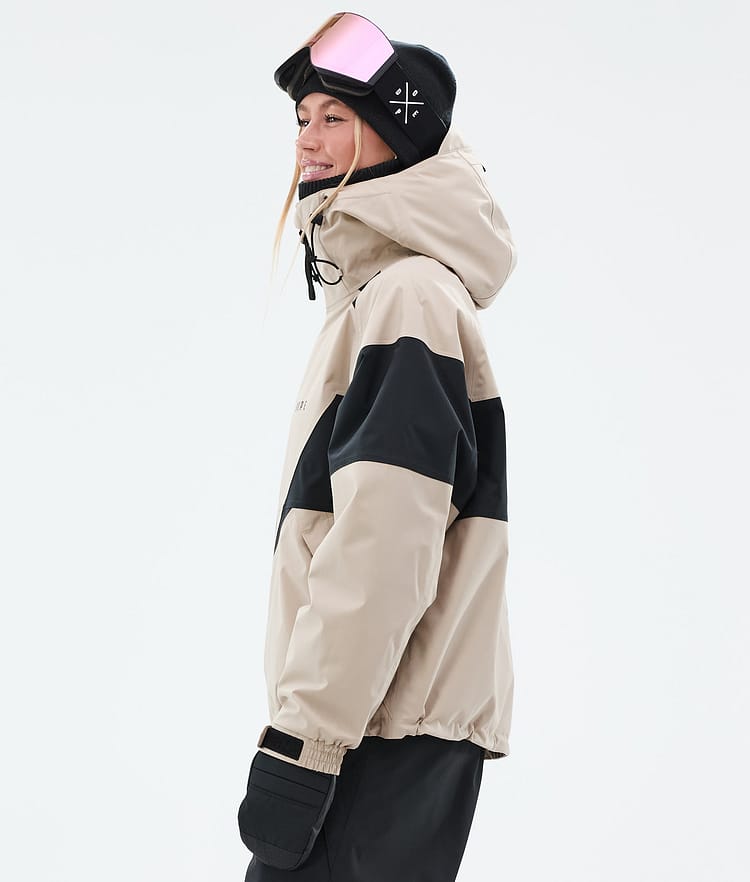 Dope Spartan W Snowboard Jacket Women Spike Sand/Black Renewed, Image 5 of 8