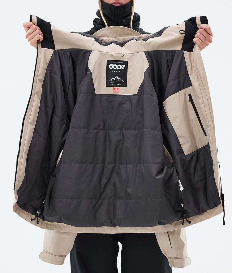 Dope Spartan W Ski Jacket Women Spike Sand/Black, Image 8 of 8