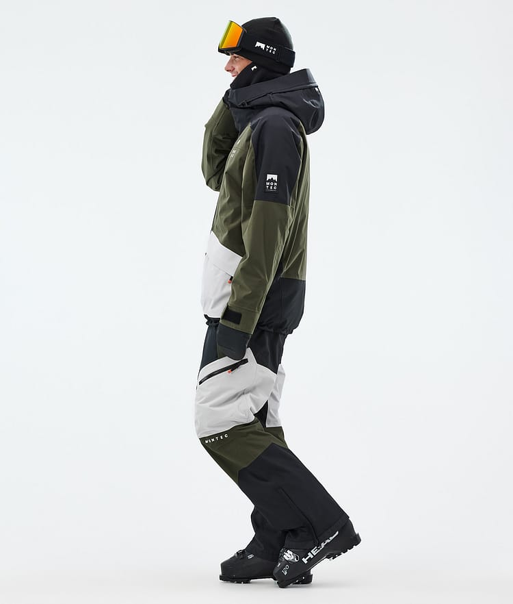 Morpheus Kurtka Narciarska Mężczyźni Black/Olive Green/Light Grey, Image 3 of 9