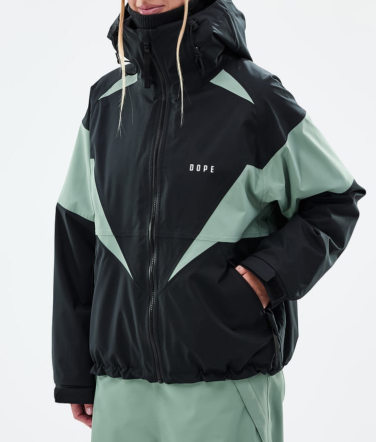 Dope Spartan W Ski Jacket Women Spike Black/Faded Green, Image 7 of 8