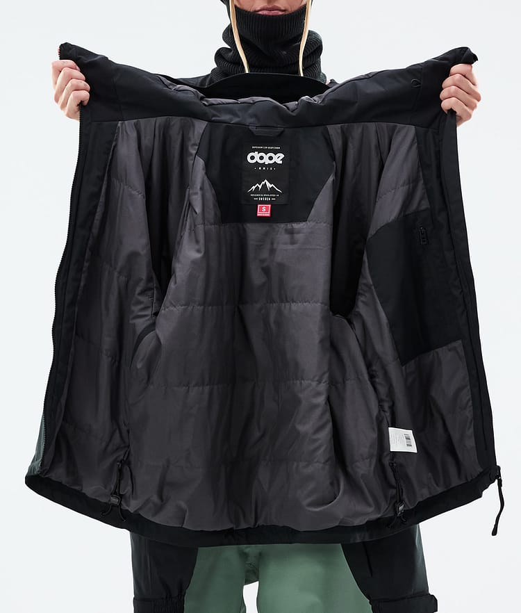 Dope Spartan W Snowboard Jacket Women Spike Black/Faded Green, Image 8 of 8