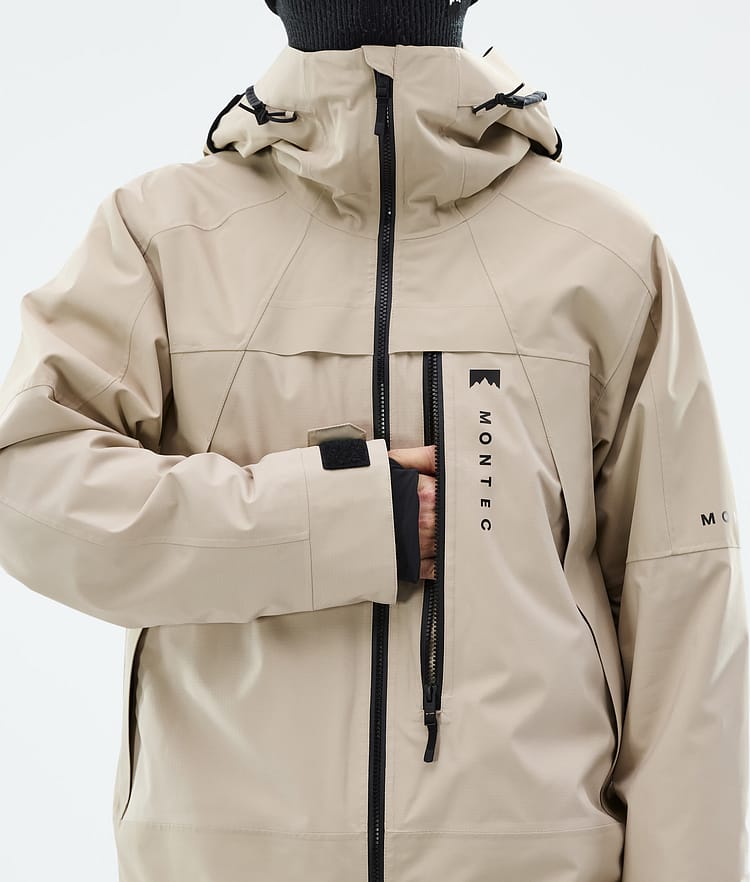 Montec Oracle Snowboard Jacket Men Sand, Image 9 of 10